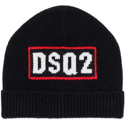 Dsquared2 Kids Cappellino Junior Dq3122 Black EU 16 Dsquared2 Kids Cappellino Junior Dq3122 Black EU 16