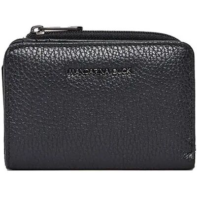 Mandarina Duck Portafoglio Da Donna Mellow Leather Fzp77 Black One Size Mandarina Duck Portafoglio Da Donna Mellow Leather Fzp77 Black One Size