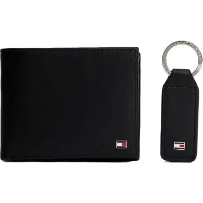 Tommy Hilfiger Portafoglio Set Gp Eton Black One Size Tommy Hilfiger Portafoglio Set Gp Eton Black One Size