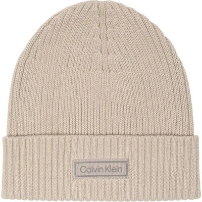 Calvin Klein Berrretto Patch Chunky Chateau Grey One Size Calvin Klein Berrretto Patch Chunky Chateau Grey One Size