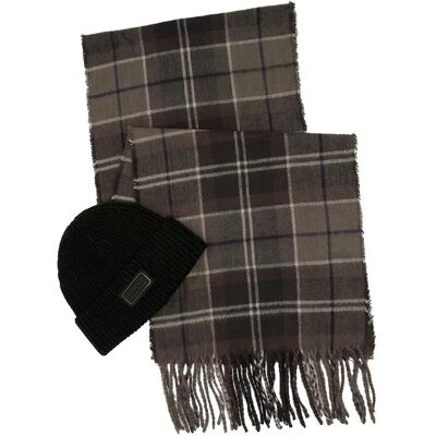 Barbour Sciarpa Set Sweeper Black One Size Barbour Sciarpa Set Sweeper Black One Size