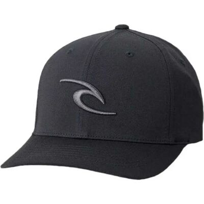 Rip Curl Cappellino Con Visiera Tepan 2.0 Flexfit Black One Size Rip Curl Cappellino Con Visiera Tepan 2.0 Flexfit Black One Size