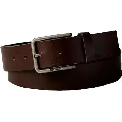 Calvin Klein Cintura Lv0d707g Ck Dark Brown / Antique Silver 90 cm Calvin Klein Cintura Lv0d707g Ck Dark Brown / Antique Silver 90 cm