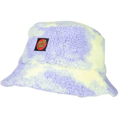Santa Cruz Cappello A Secchiello Classic Dot Sherpa Purple / Yellow Tie Dye One Size Santa Cruz Cappello A Secchiello Classic Dot Sherpa Purple / Yellow Tie Dye One Size