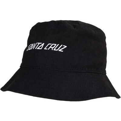 Santa Cruz Cappello A Secchiello Strip Cargo Washed Black One Size Santa Cruz Cappello A Secchiello Strip Cargo Washed Black One Size