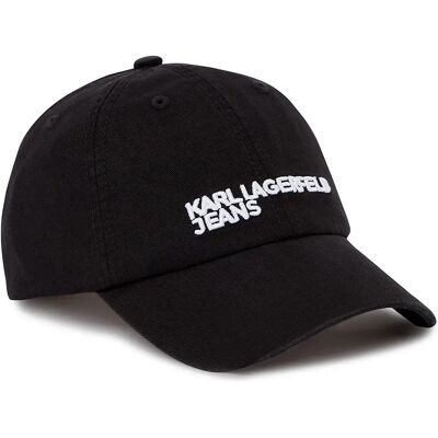 Karl Lagerfeld Jeans Cappellino Con Visiera B2w33072 Black One Size Karl Lagerfeld Jeans Cappellino Con Visiera B2w33072 Black One Size