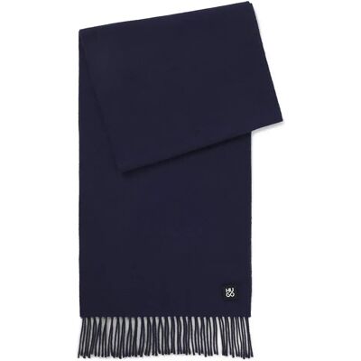 Hugo Sciarpa Justery 10260528 Navy One Size Hugo Sciarpa Justery 10260528 Navy One Size