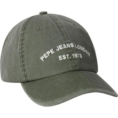 Pepe Jeans Cappellino Con Visiera Ever Olive Green One Size Pepe Jeans Cappellino Con Visiera Ever Olive Green One Size