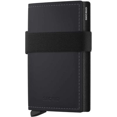 Secrid Portafoglio In Pelle Bandwallet Matte Black / Black One Size Secrid Portafoglio In Pelle Bandwallet Matte Black / Black One Size