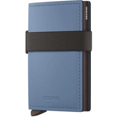 Secrid Portafoglio In Pelle Bandwallet Matte Steel Blue / Brown One Size Secrid Portafoglio In Pelle Bandwallet Matte Steel Blue / Brown One Size