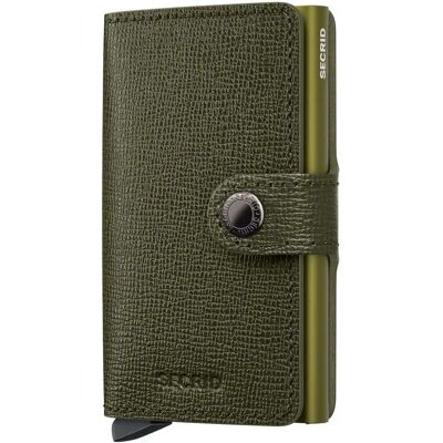 Secrid Portafoglio In Pelle Miniwallet Crisple Kelp One Size Secrid Portafoglio In Pelle Miniwallet Crisple Kelp One Size