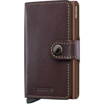 Secrid Portafoglio In Pelle Miniwallet Original Chocolate One Size Secrid Portafoglio In Pelle Miniwallet Original Chocolate One Size