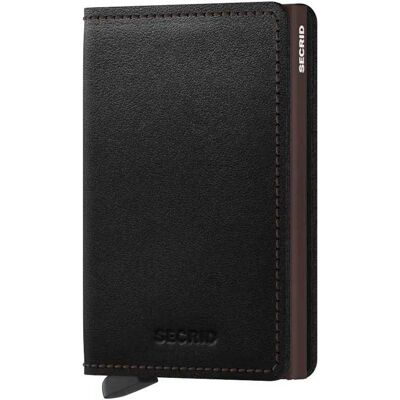 Secrid Portafoglio In Pelle Slimwallet Original Black / Brown One Size Secrid Portafoglio In Pelle Slimwallet Original Black / Brown One Size