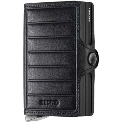 Secrid Portafoglio In Pelle Twinwallet Emboss Lines Black+ One Size Secrid Portafoglio In Pelle Twinwallet Emboss Lines Black+ One Size