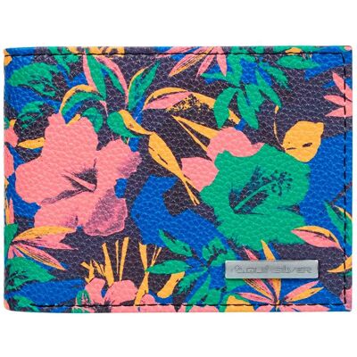 Quiksilver Portafoglio Freshness Dark Navy Interact Floral L Quiksilver Portafoglio Freshness Dark Navy Interact Floral L