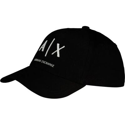 Armani Exchange Cappellino Da Baseball Xm002696_af15502 Black / Off White One Size Armani Exchange Cappellino Da Baseball Xm002696_af15502 Black / Off White One Size