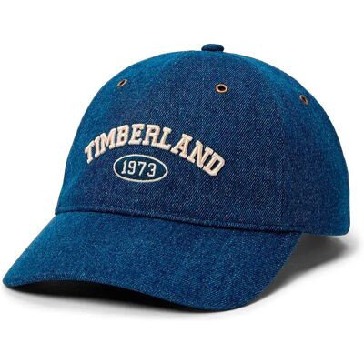 Timberland Cappellino Con Visiera Denim Varsity Baseball Dark Denim One Size Timberland Cappellino Con Visiera Denim Varsity Baseball Dark Denim One Size