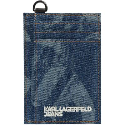 Karl Lagerfeld Jeans Portafoglio B2m3208 Aop Blue Denim One size Karl Lagerfeld Jeans Portafoglio B2m3208 Aop Blue Denim One size