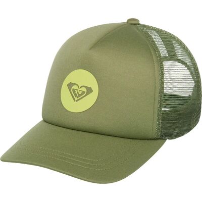 Roxy Cappello Trucker Brighter Day Oil Green One Size Roxy Cappello Trucker Brighter Day Oil Green One Size