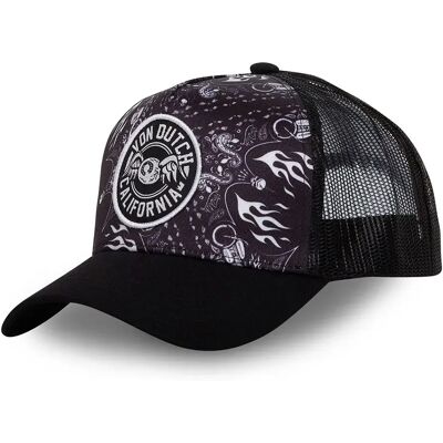 Von Dutch Cappellino Con Visiera Vd/1/ct/ban Black One Size Von Dutch Cappellino Con Visiera Vd/1/ct/ban Black One Size