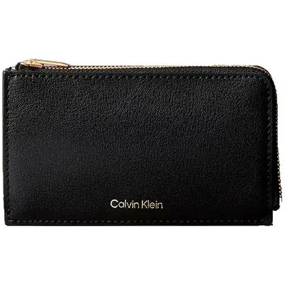 Calvin Klein Portafoglio Da Donna Foil Logo Black / Toasted Coconut One Size Calvin Klein Portafoglio Da Donna Foil Logo Black / Toasted Coconut One Size