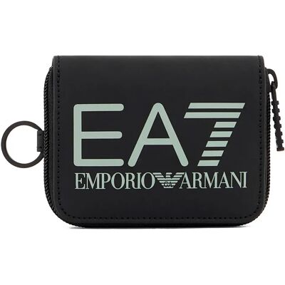 Ea7 Emporio Armani Portafoglio 25055_3r910 Black / Green Bay One Size Ea7 Emporio Armani Portafoglio 25055_3r910 Black / Green Bay One Size