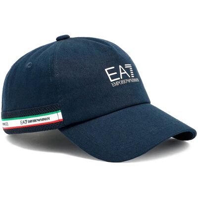 Ea7 Emporio Armani Cappellino Con Visiera 7x000609_af15502 Armani Blue M Ea7 Emporio Armani Cappellino Con Visiera 7x000609_af15502 Armani Blue M