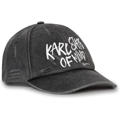 Karl Lagerfeld Jeans Cappellino Con Visiera B3m3309 Black One Size Karl Lagerfeld Jeans Cappellino Con Visiera B3m3309 Black One Size