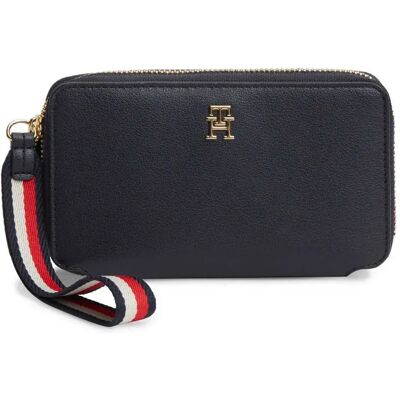 Tommy Hilfiger Portafoglio Da Donna Logotape Compact Space Blue Corp One Size Tommy Hilfiger Portafoglio Da Donna Logotape Compact Space Blue Corp One Size
