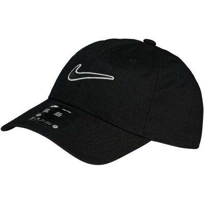 Nike Cappellino Con Visiera Club Black / Black M-L Nike Cappellino Con Visiera Club Black / Black M-L