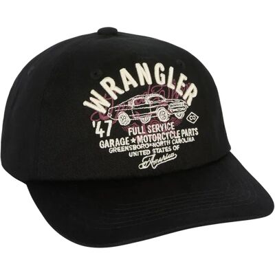 Wrangler Cappellino Con Visiera Garage Black One Size Wrangler Cappellino Con Visiera Garage Black One Size