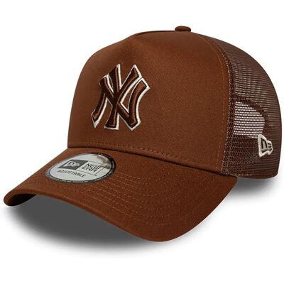 New Era Cappellino Con Visiera Outline E-frame Trucker New York Yankees Med Brown One Size New Era Cappellino Con Visiera Outline E-frame Trucker New York Yankees Med Brown One Size
