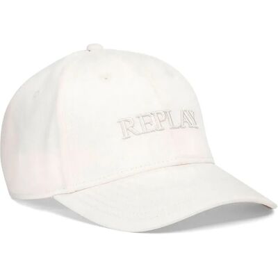 Replay Cappellino Con Visiera Ax4161.002.a0113 Optical White One Size Replay Cappellino Con Visiera Ax4161.002.a0113 Optical White One Size