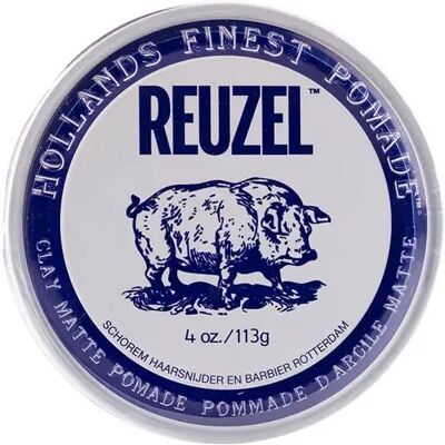 Reuzel Clay Matte Pomade - Fissaggio medio, capelli corti - Pomata Reuzel Clay Matte Pomade - Fissaggio medio, capelli corti - Pomata