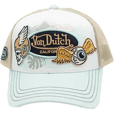 Von Dutch Cappellino Con Visiera Vd/1/ct/patches/16 Blue / White One Size Von Dutch Cappellino Con Visiera Vd/1/ct/patches/16 Blue / White One Size