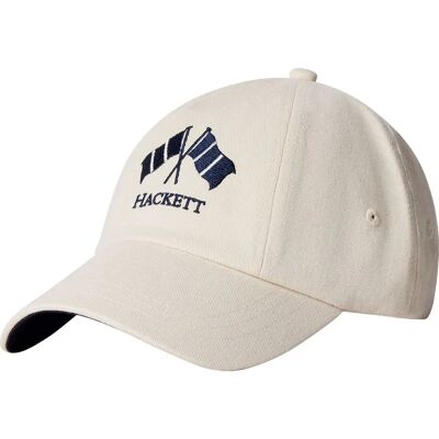 Hackett Cappellino Con Visiera Hm0400139 Off White One Size Hackett Cappellino Con Visiera Hm0400139 Off White One Size