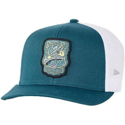 Rip Curl Cappellino Con Visiera Custom Badge Trucker Dusty Jade One Size Rip Curl Cappellino Con Visiera Custom Badge Trucker Dusty Jade One Size