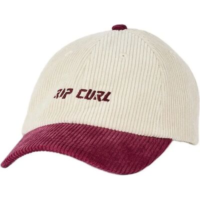 Rip Curl Cappellino Con Visiera Icons Cord Maroon One Size Rip Curl Cappellino Con Visiera Icons Cord Maroon One Size