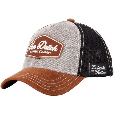 Von Dutch Cappellino Con Visiera Vd/1/cb/lea01 Black / Red One Size Von Dutch Cappellino Con Visiera Vd/1/cb/lea01 Black / Red One Size