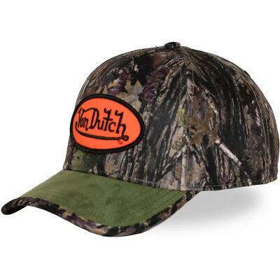 Von Dutch Cappellino Con Visiera Vd/1/cb/reka/01 Green / Brown / Orange One Size Von Dutch Cappellino Con Visiera Vd/1/cb/reka/01 Green / Brown / Orange One Size