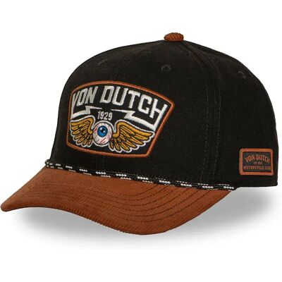 Von Dutch Cappellino Con Visiera Vd/1/cs/sem/16 Brown / Black One Size Von Dutch Cappellino Con Visiera Vd/1/cs/sem/16 Brown / Black One Size
