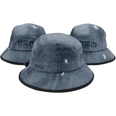 Otso Cappello A Secchiello Blue Jeans Black One Size Otso Cappello A Secchiello Blue Jeans Black One Size