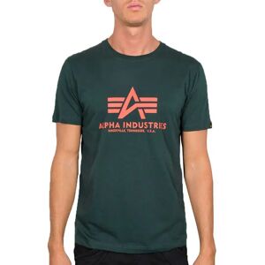Alpha Industries Maglietta A Maniche Corte Basic Dark Petrol 2XL Alpha Industries Maglietta A Maniche Corte Basic Dark Petrol 2XL