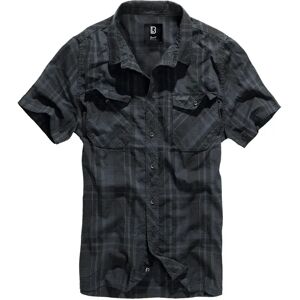 Brandit Camicia A Maniche Corte Roadstar Black / Blue 5XL Brandit Camicia A Maniche Corte Roadstar Black / Blue 5XL