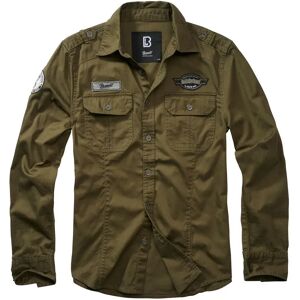 Brandit Camicia A Maniche Lunghe Luis Vintage Olive M Brandit Camicia A Maniche Lunghe Luis Vintage Olive M