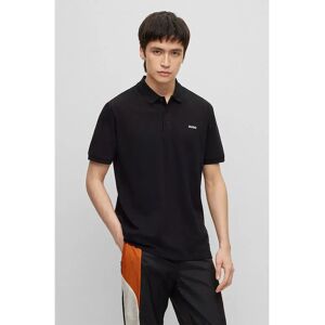 Hugo Polo A Maniche Corte Donos Black L Hugo Polo A Maniche Corte Donos Black L