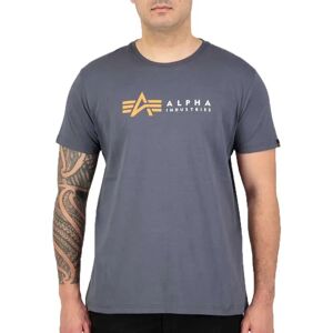 Alpha Industries Maglietta A Maniche Corte Label Greyblack XL Alpha Industries Maglietta A Maniche Corte Label Greyblack XL