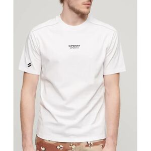 Superdry Maglietta A Maniche Corte Sport Tech Logo Relaxed Brilliant White L Superdry Maglietta A Maniche Corte Sport Tech Logo Relaxed Brilliant White L