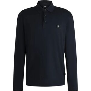 Boss Polo A Maniche Lunghe Paley 10263030 Dark Blue M Boss Polo A Maniche Lunghe Paley 10263030 Dark Blue M