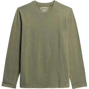 Superdry Maglietta A Maniche Lunghe Classic Essential Beetle Green L Superdry Maglietta A Maniche Lunghe Classic Essential Beetle Green L